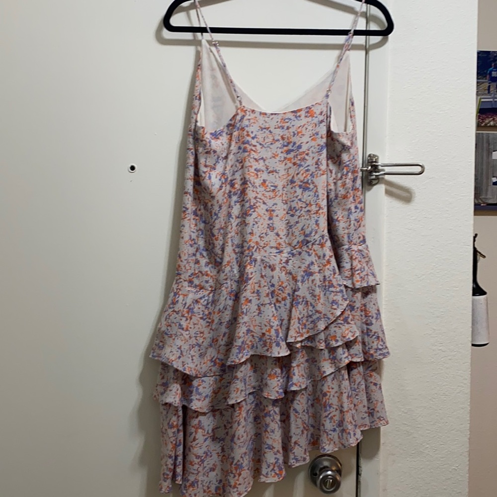 Prose and poetry ruffle dress